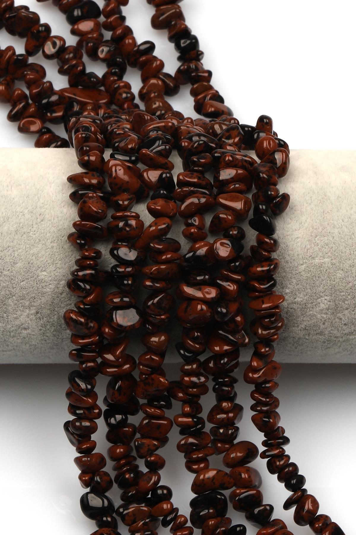 Mahogany Obsidyen Doğal Taş Kırıktaş Dizi