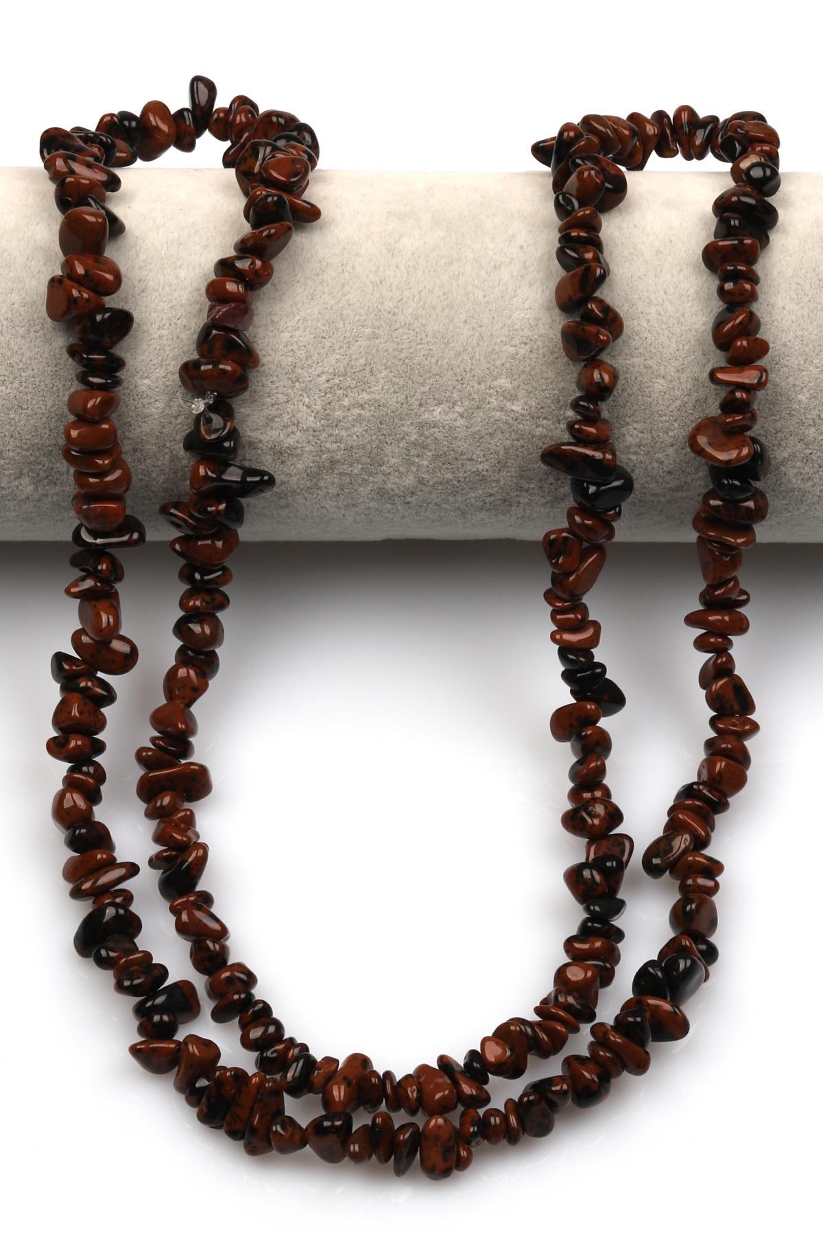 Mahogany Obsidyen Doğal Taş Kırıktaş Dizi