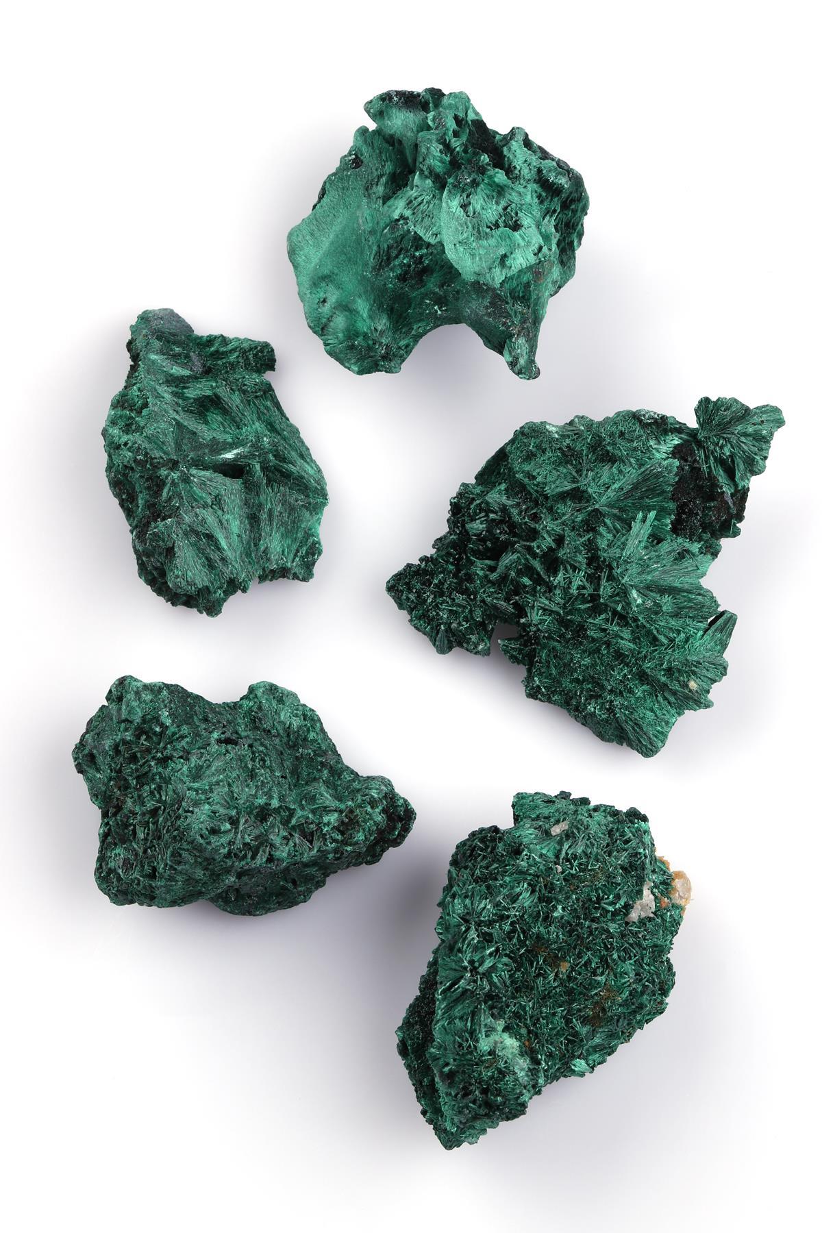 Malakit Doğal Taş Ham Parça