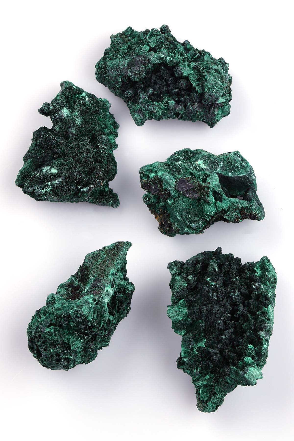 Malakit Doğal Taş Ham Parça