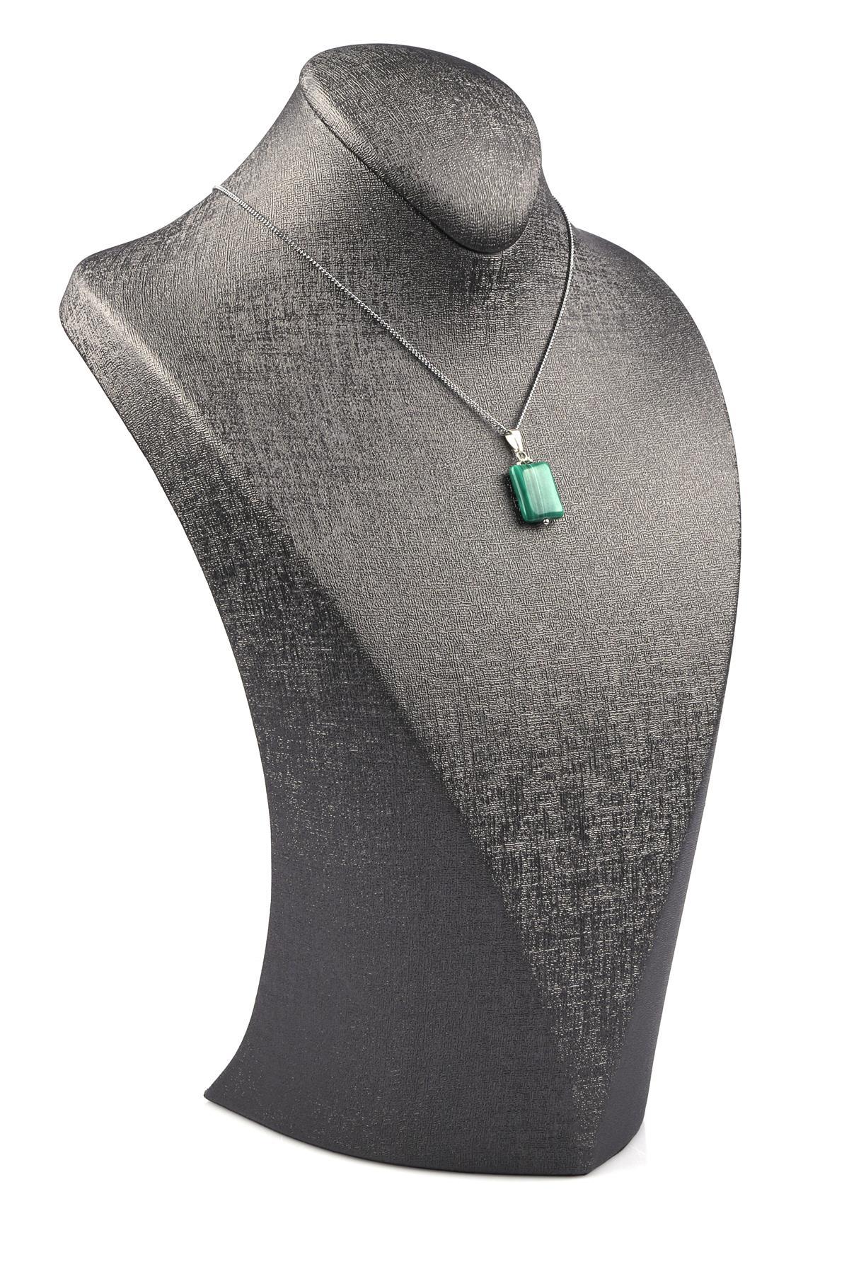 Malakit Doğal Taş Kolye