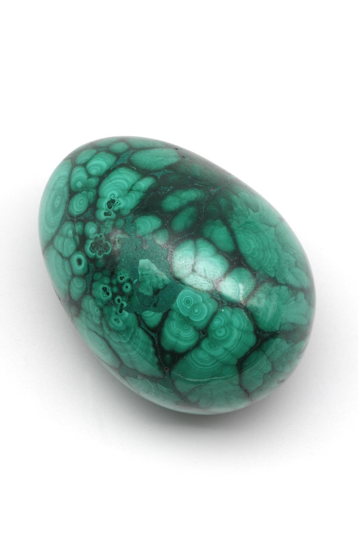 Malakit Doğal Taş Yumurta
