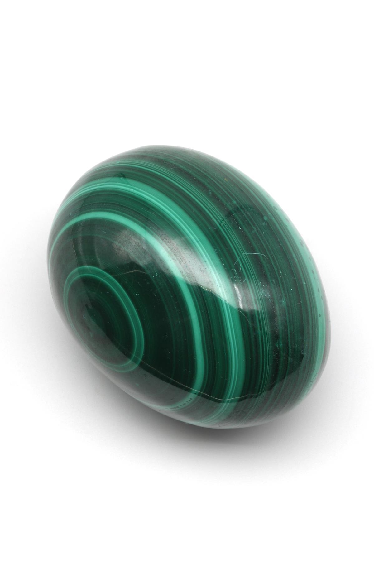 Malakit Doğal Taş Yumurta