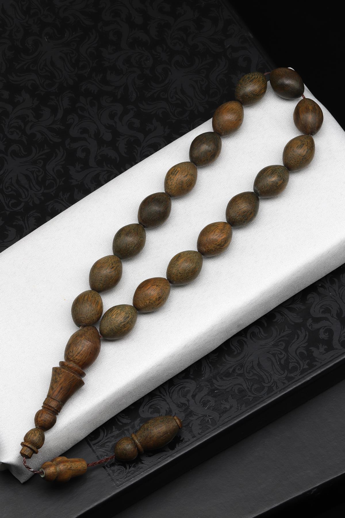 Maskot Efe Pelesenk Ağacı Tesbih 11 x 16 mm Arpa Kesim