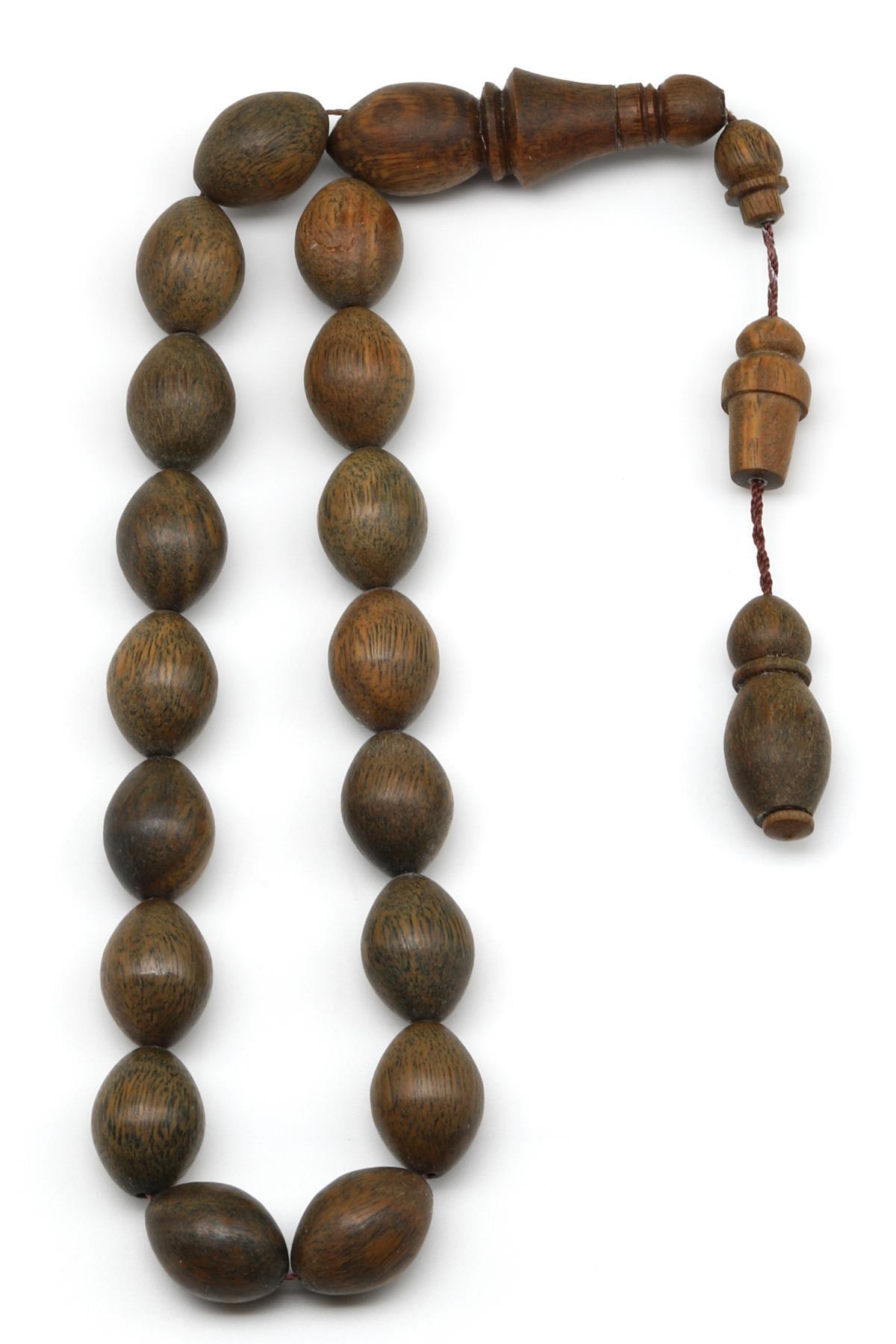 Maskot Efe Pelesenk Ağacı Tesbih 11 x 16 mm Arpa Kesim