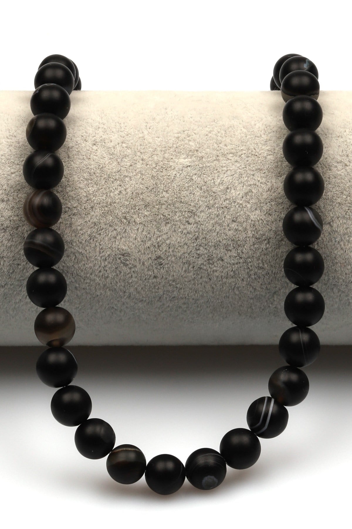 Mat Akik Doğal Taş Dizi 8 mm Küre Kesim - DZ-0939