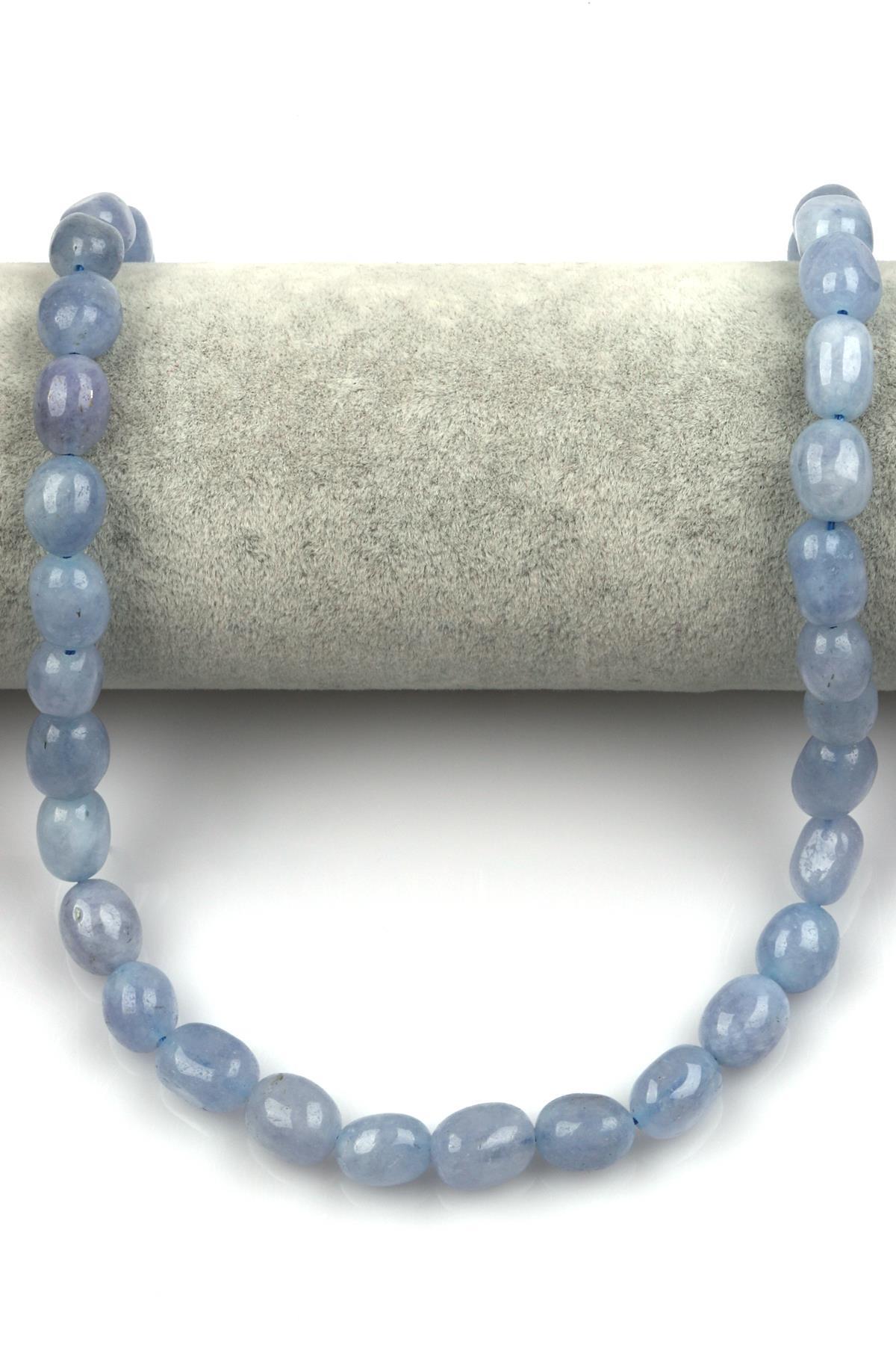 Mavi Kuvars Doğal Taş Dizi 11 x 14 mm Şekilsiz Kesim