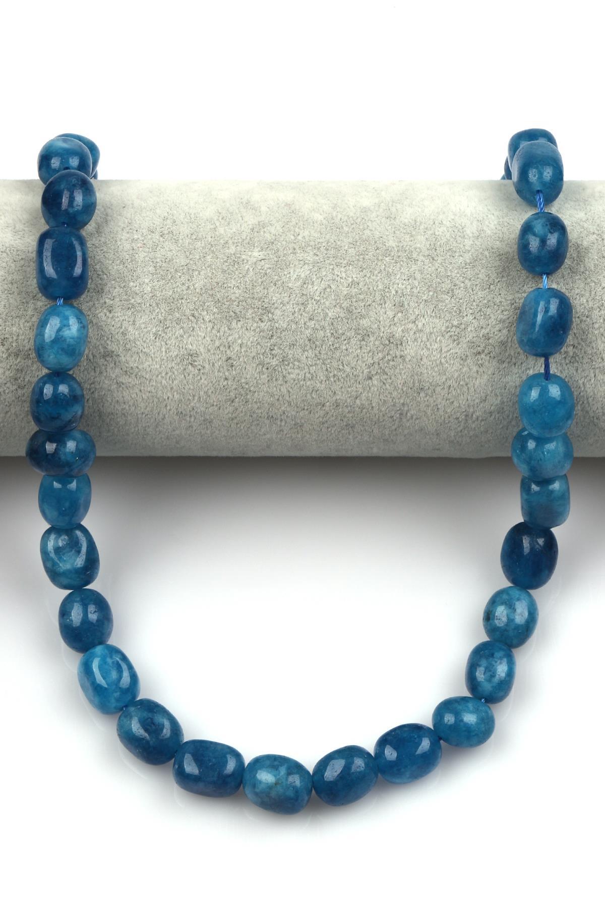 Mavi Kuvars Doğal Taş Dizi 11 x 14 mm Şekilsiz Kesim