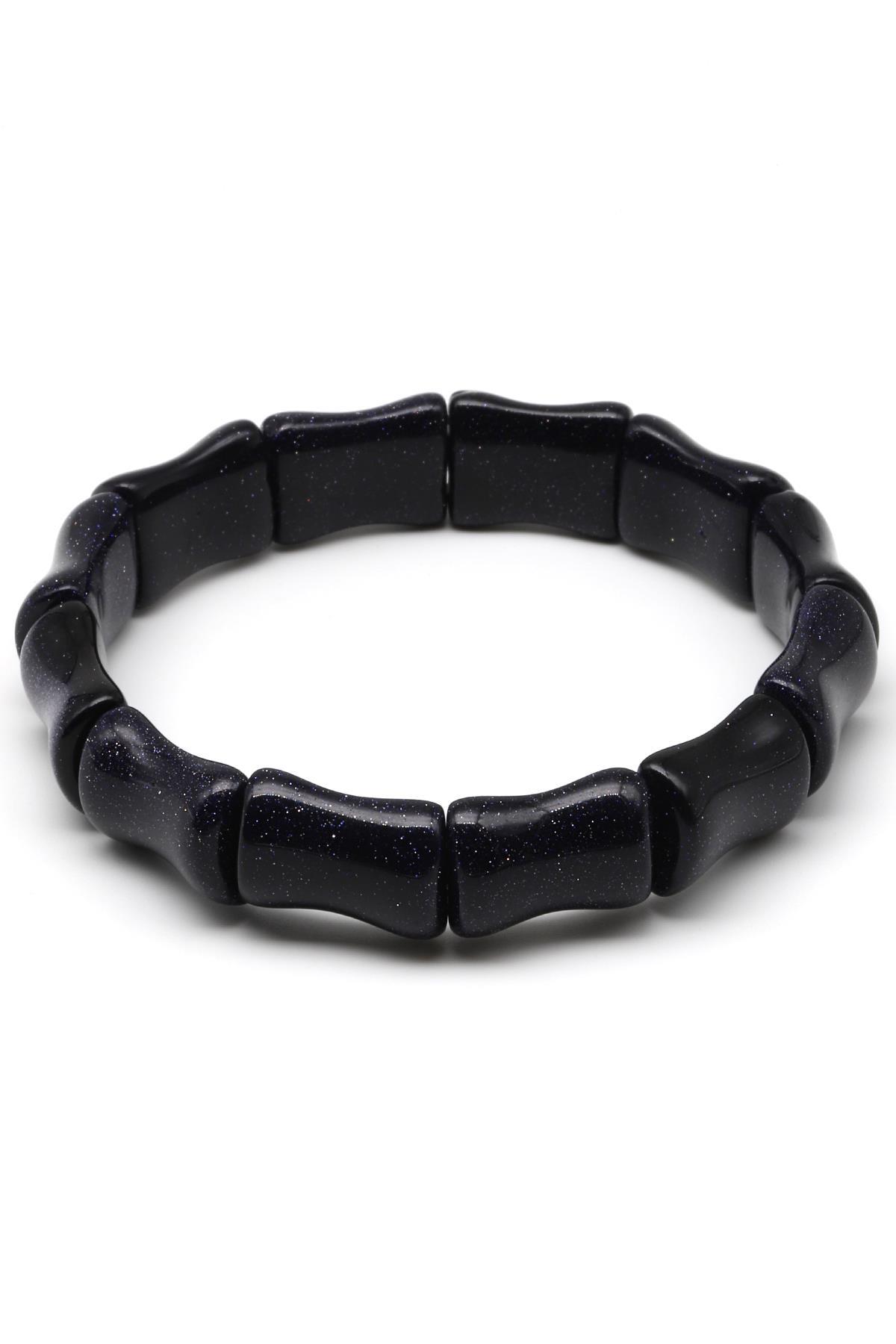 Mavi Yıldız Taşı Bileklik 10 x 16 mm Özel Kesim