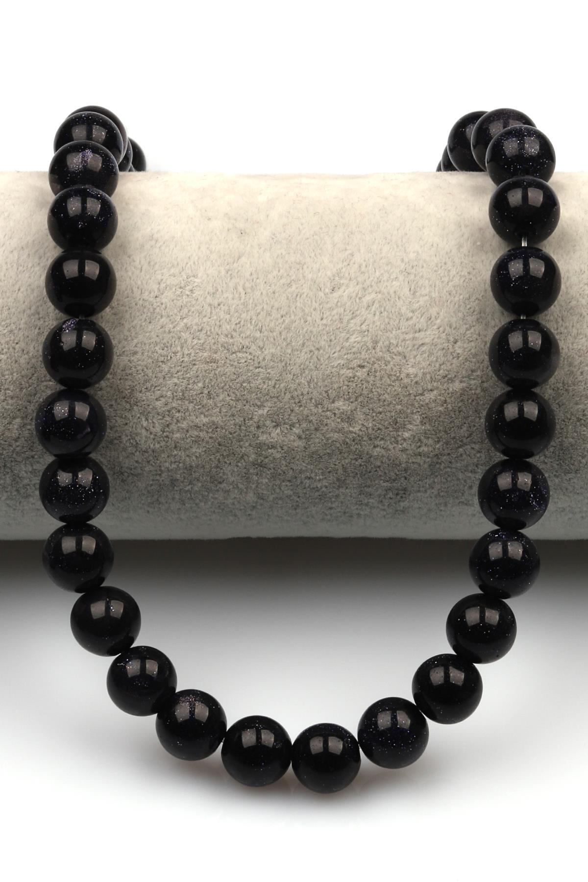 Mavi Yıldız Taşı Dizi 10 mm Küre Kesim