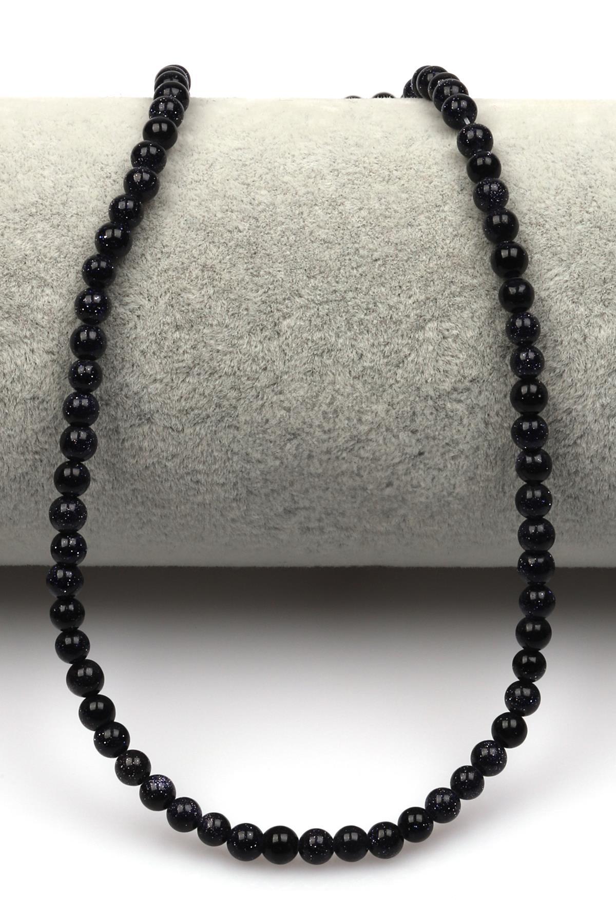 Mavi Yıldız Taşı Dizi 4 mm Küre Kesim