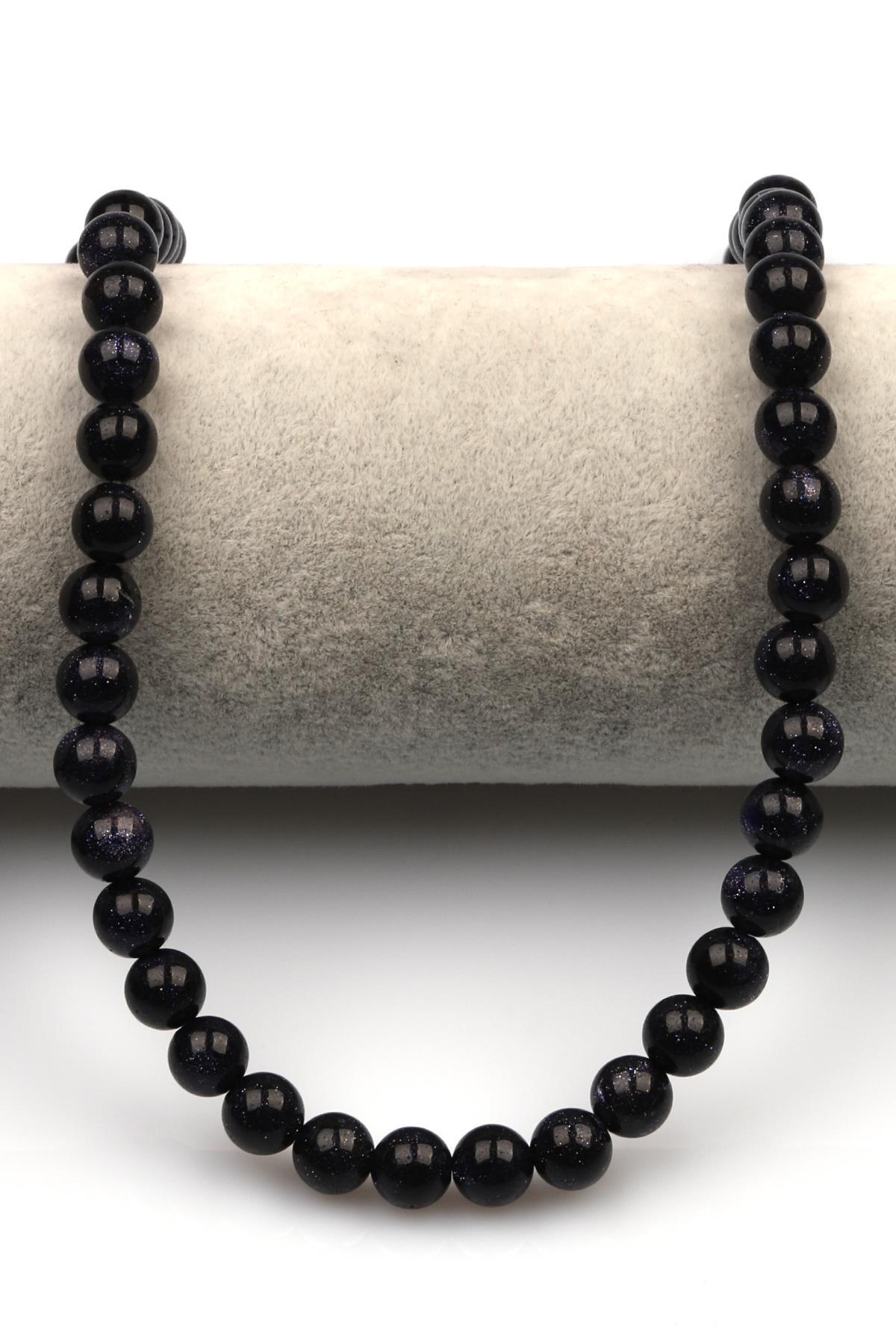 Mavi Yıldız Taşı Dizi 8 mm Küre Kesim