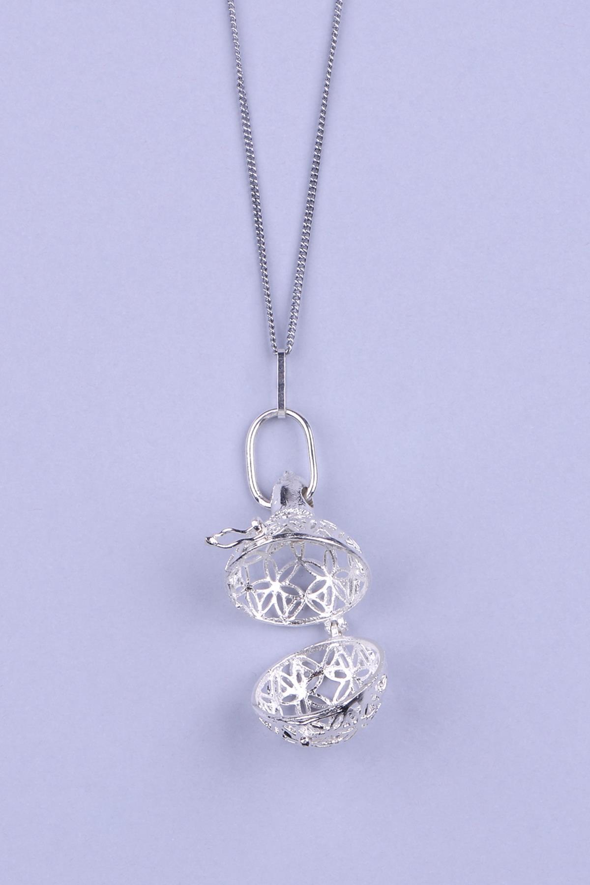 Metal Kafesli Açılabilir Kolye