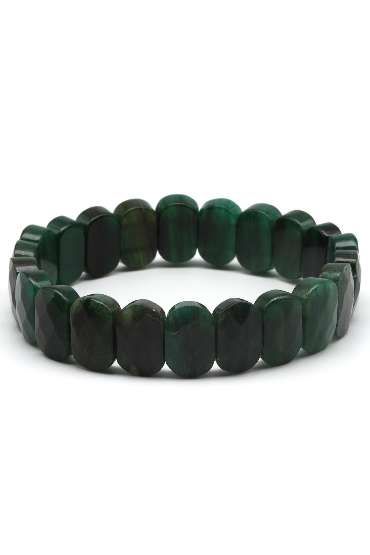 Mikaşist Doğal Taş Bileklik 9 x 14 mm Özel Kesim