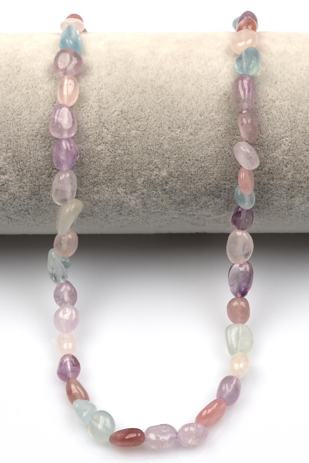 Miks Doğal Taş Dizi 6 x 8 mm Mercimek Kesim