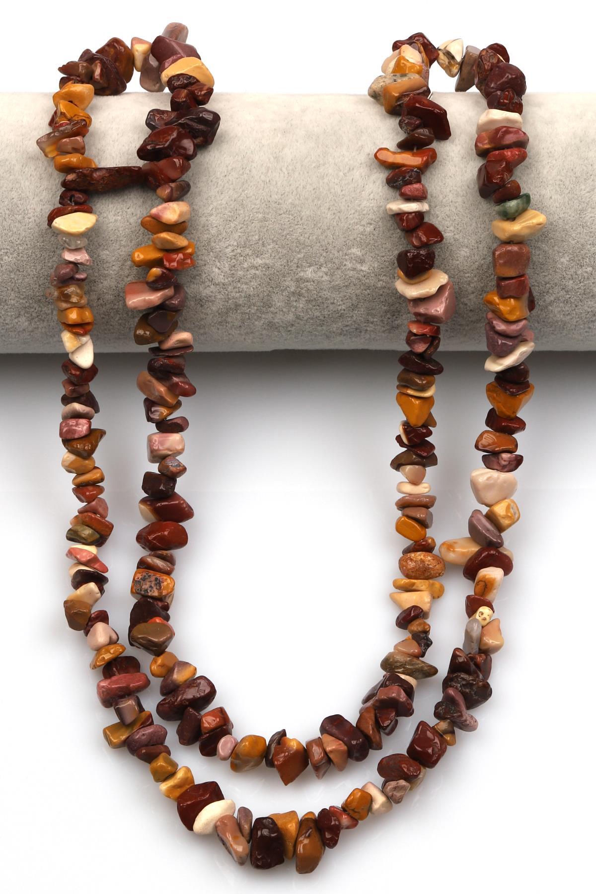 Mookaite Jasper Doğal Taş Kırıktaş Dizi