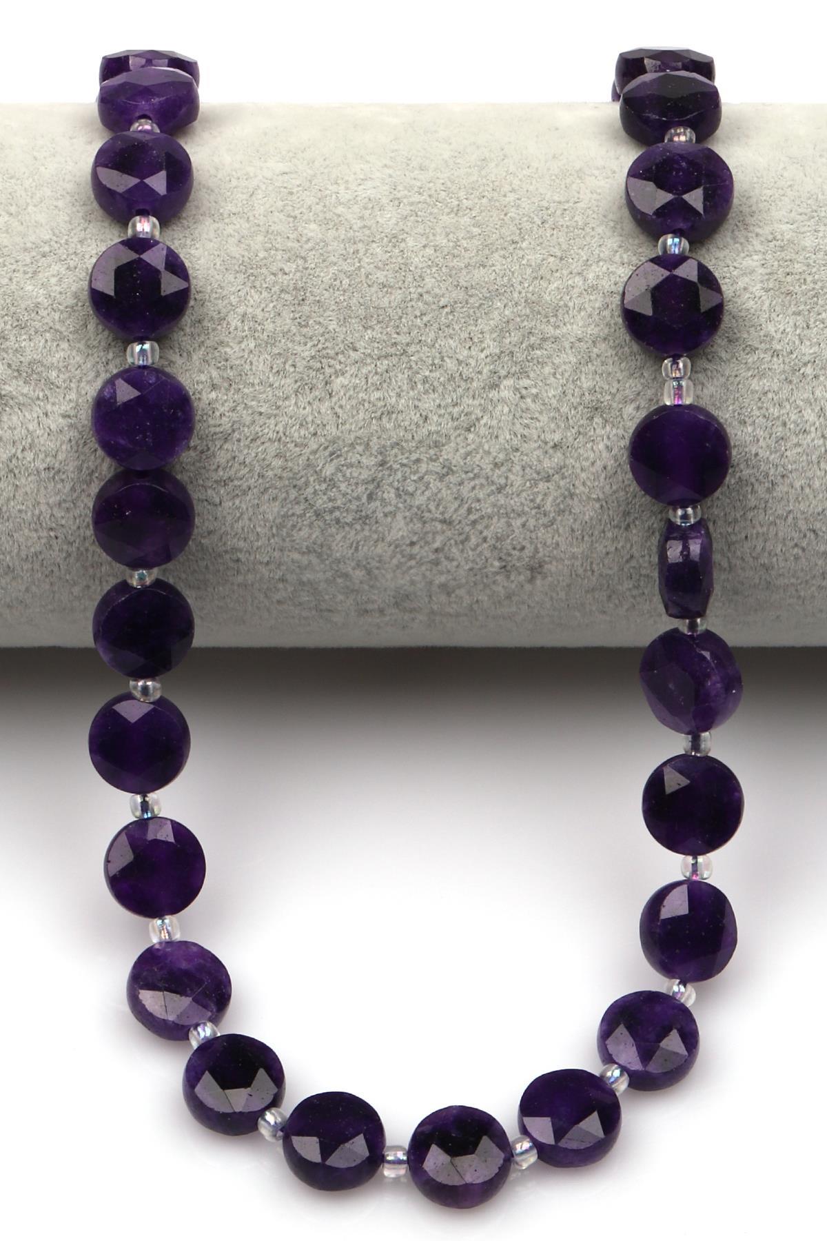 Mor Renkli Kuvars Doğaltaş Dizi 10 mm Yassı Kesim