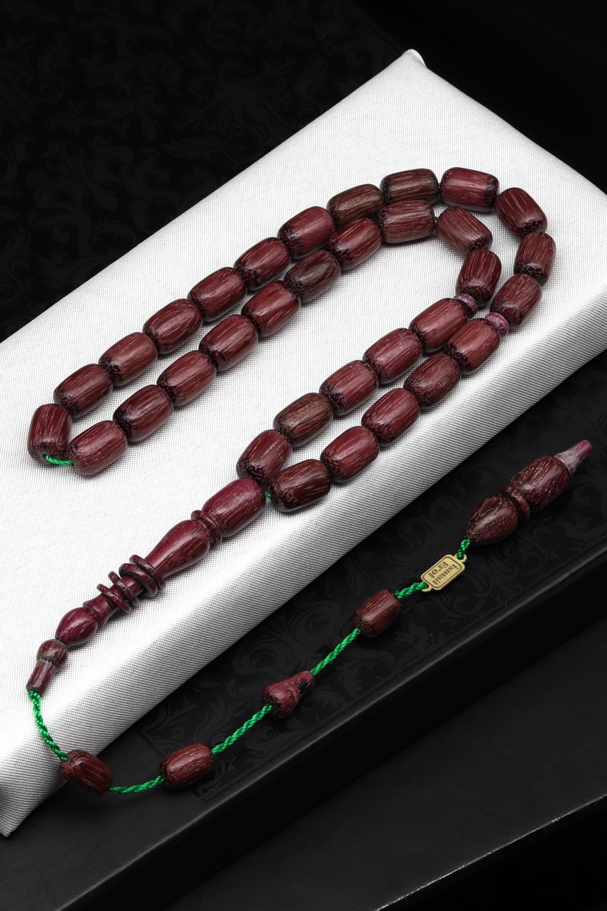 Morgül Ağacı Tesbih 8 x 11 mm Kapsül Kesim