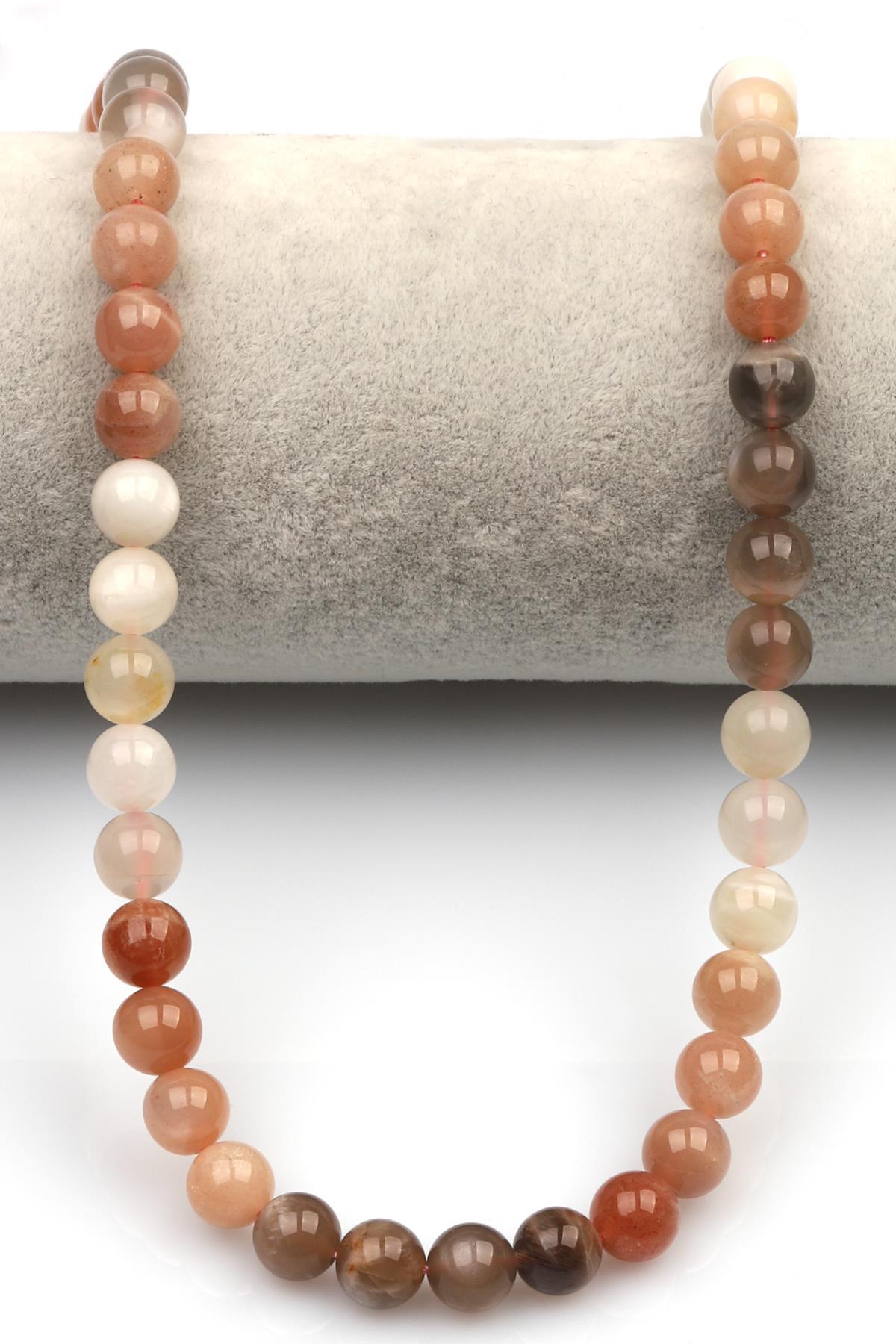 Multi Ay Taşı Doğal Taş Dizi 8 mm Küre Kesim