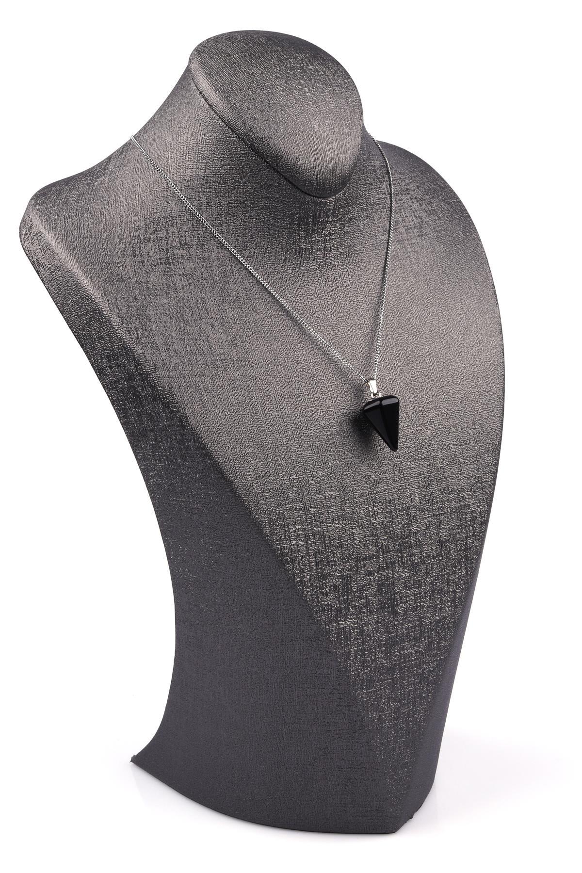 Oniks Doğal Taş Kolye