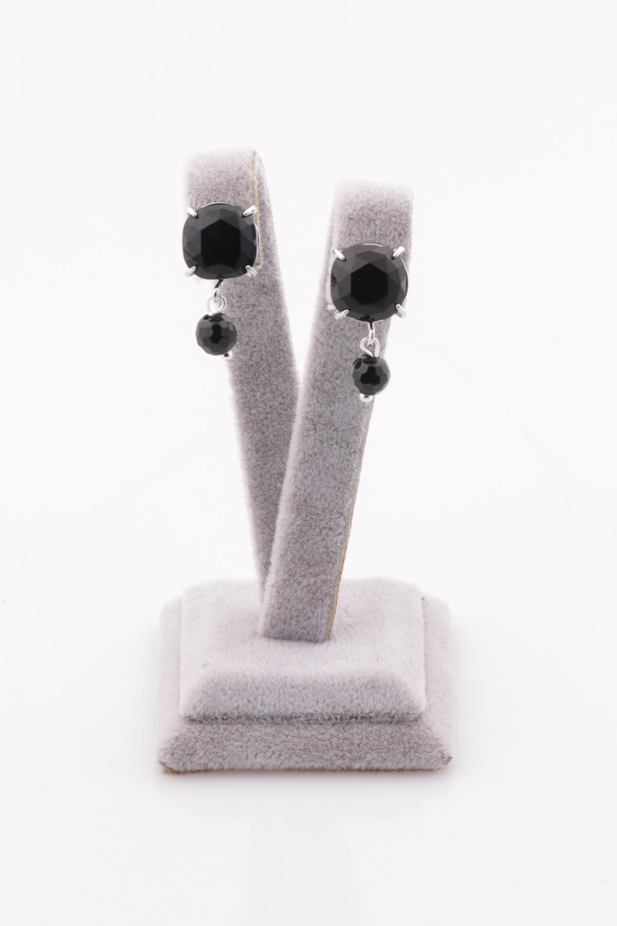 Oniks Doğal Taş Küpe