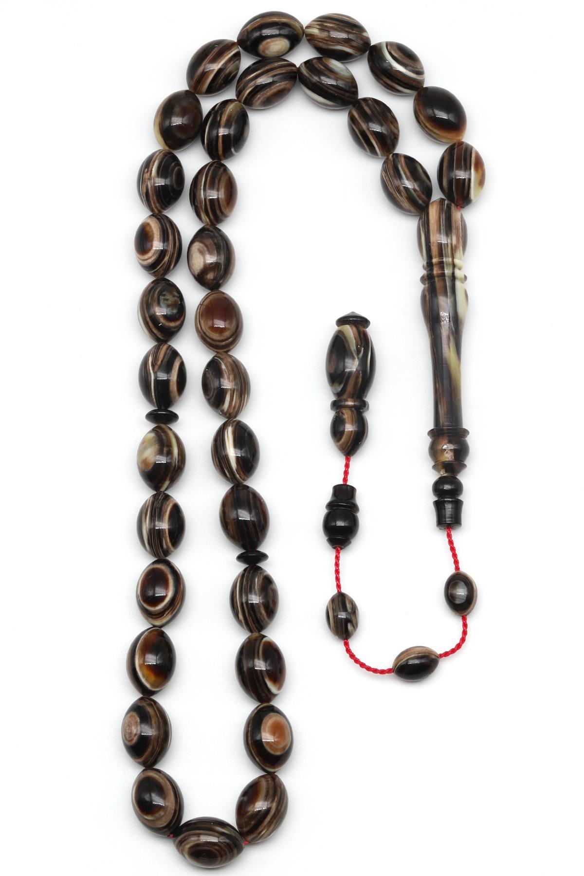 Orijinal Bağa Tesbih 9 x 12 mm Beyzi Kesim