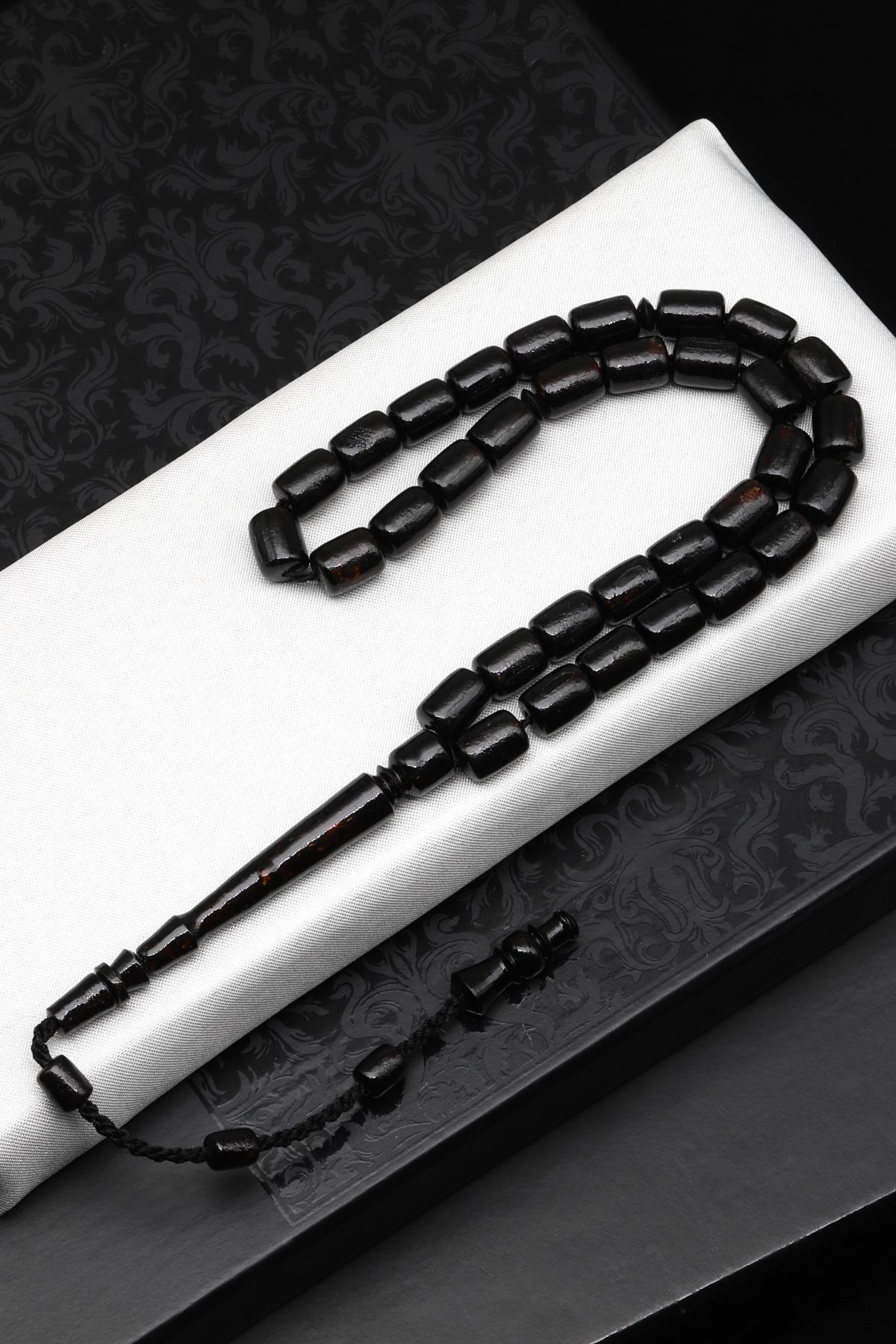 Orijinal Endonezya Yusur Tesbih 7 x 10 mm Silindir Kesim - T-1553