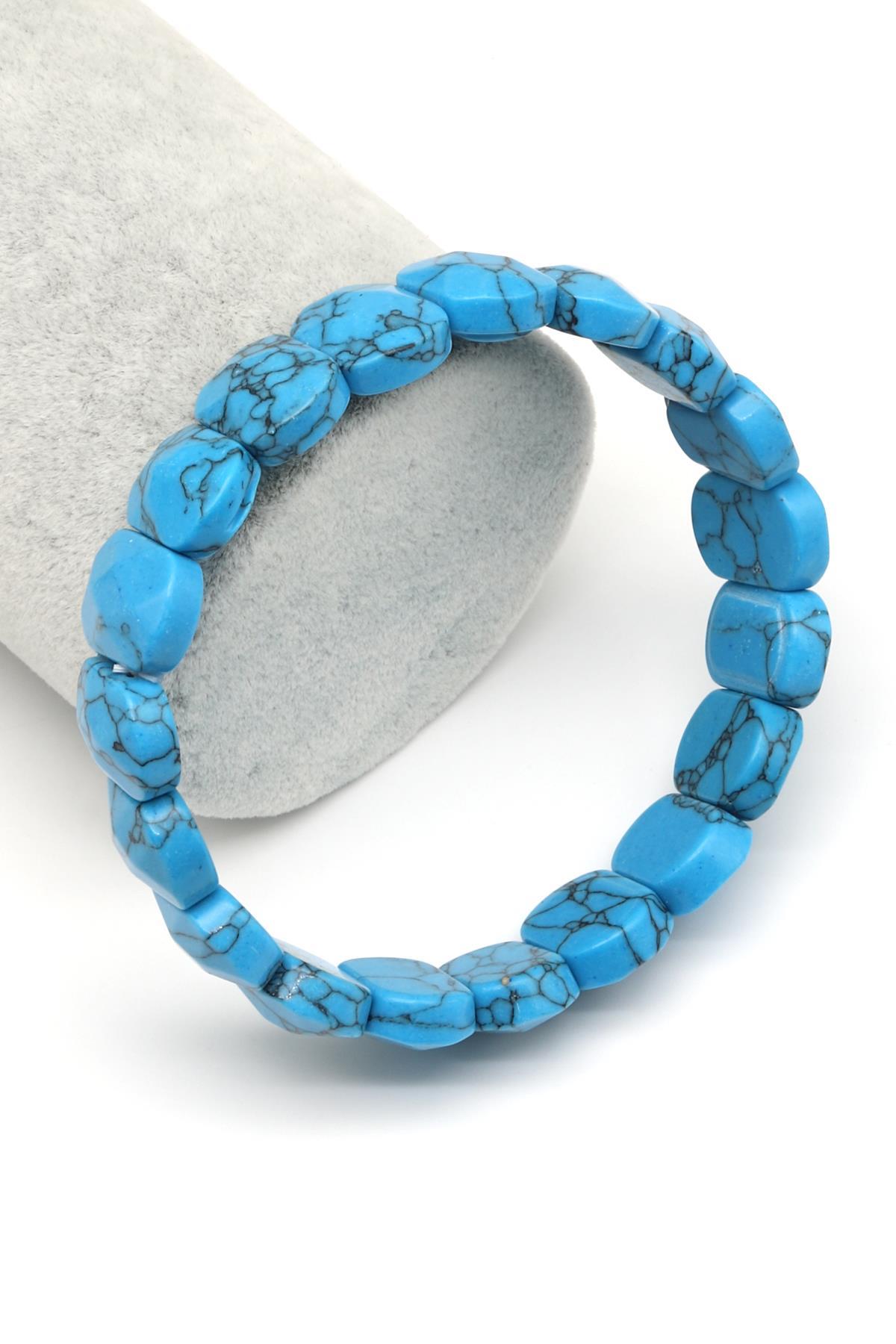 Oryantal Turkuaz Bileklik 10 x 14 mm Özel Kesim