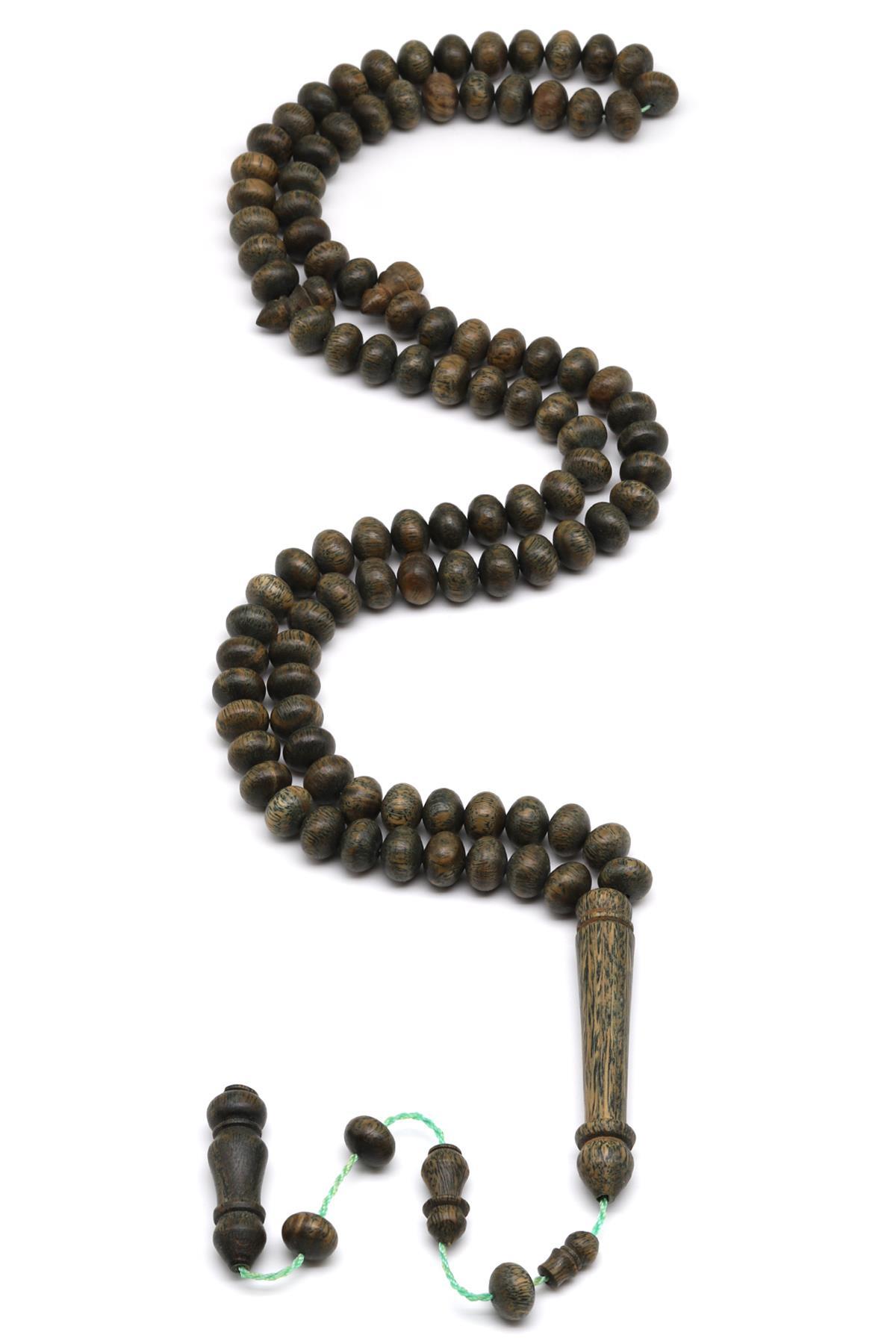 Pelesenk Ağacı 99'Lu Tesbih 6 x 8 mm Rondel Kesim
