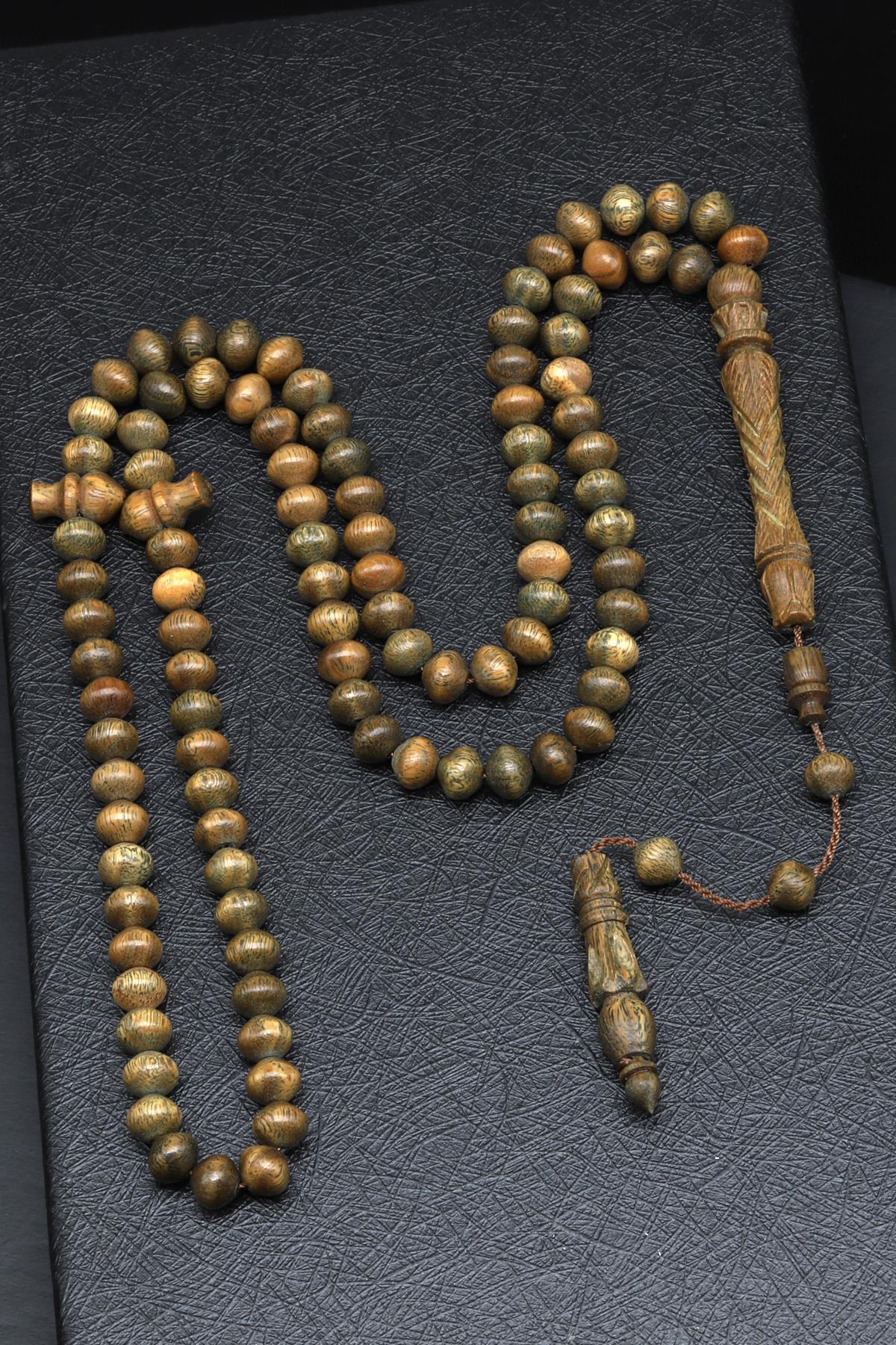 Pelesenk Ağacı İmame Oymalı 99'Lu Tesbih 6 x 7 mm İstanbul Kesim