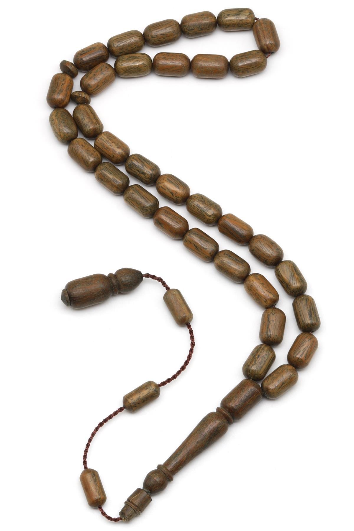 Pelesenk Ağacı Tesbih 7 x 11 mm Kapsül Kesim - T-1541