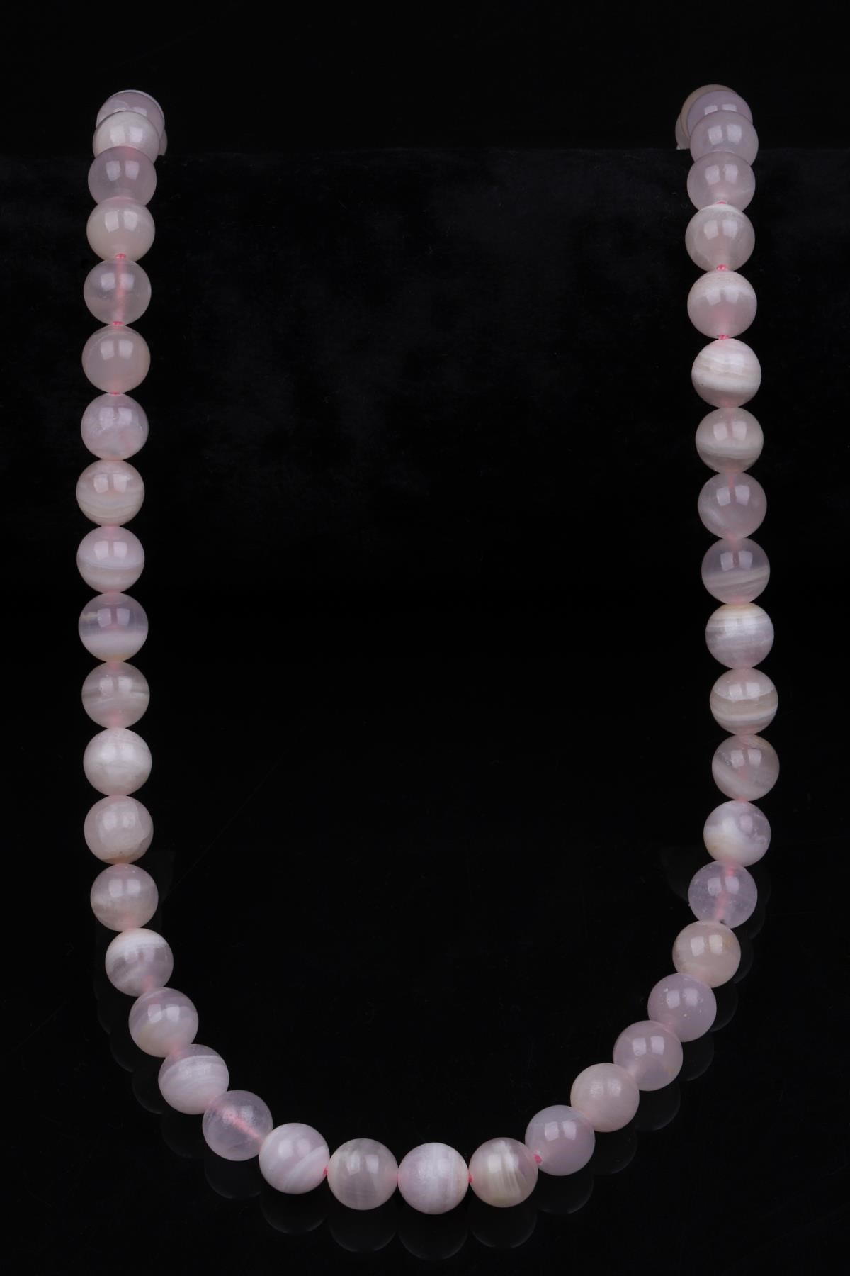 Pembe Kalsit Doğal Taş Dizi 8 mm Küre Kesim