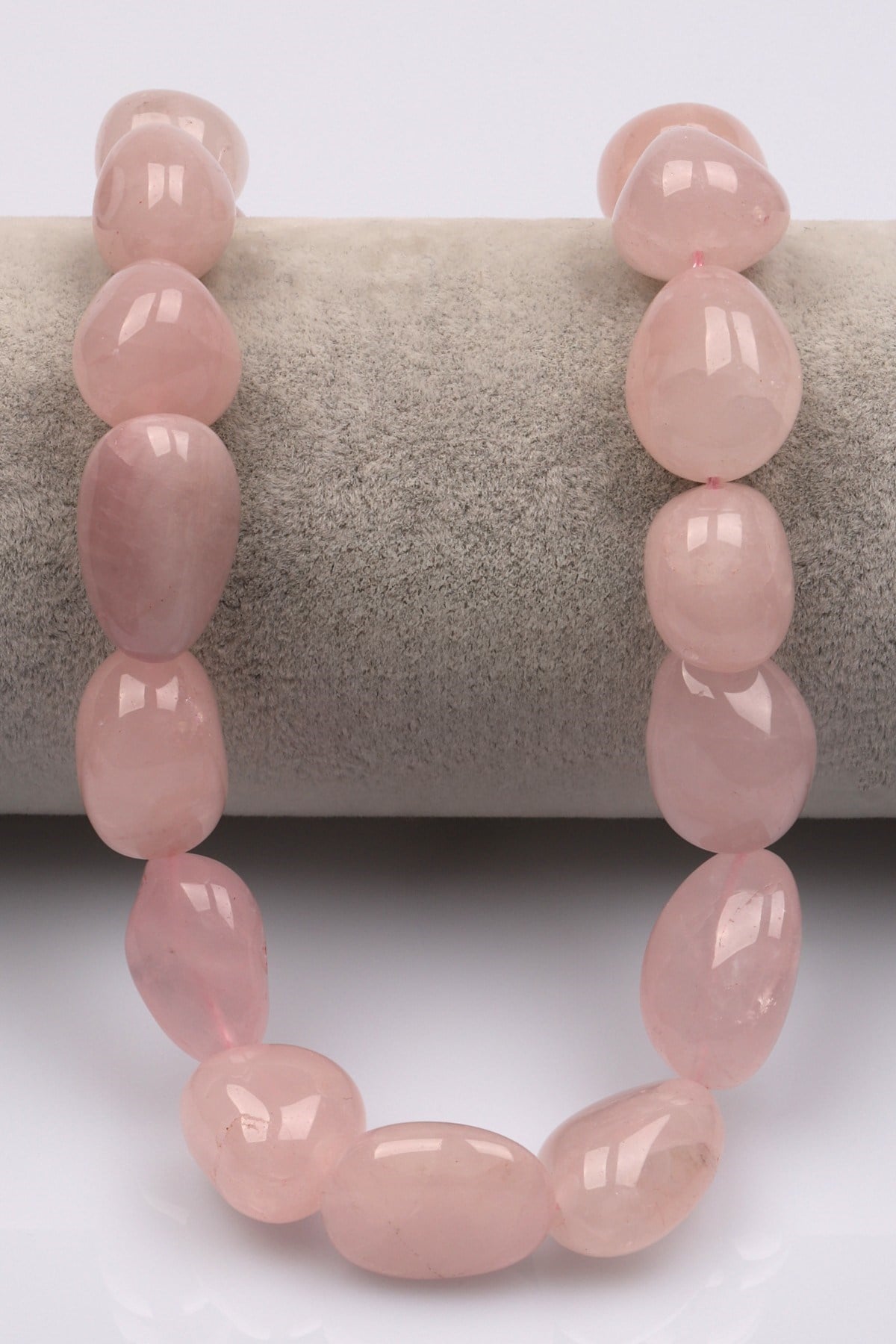 Pembe Kuvars Doğal Taş Dizi 14 x 20 mm Özel Kesim - DZ-1328