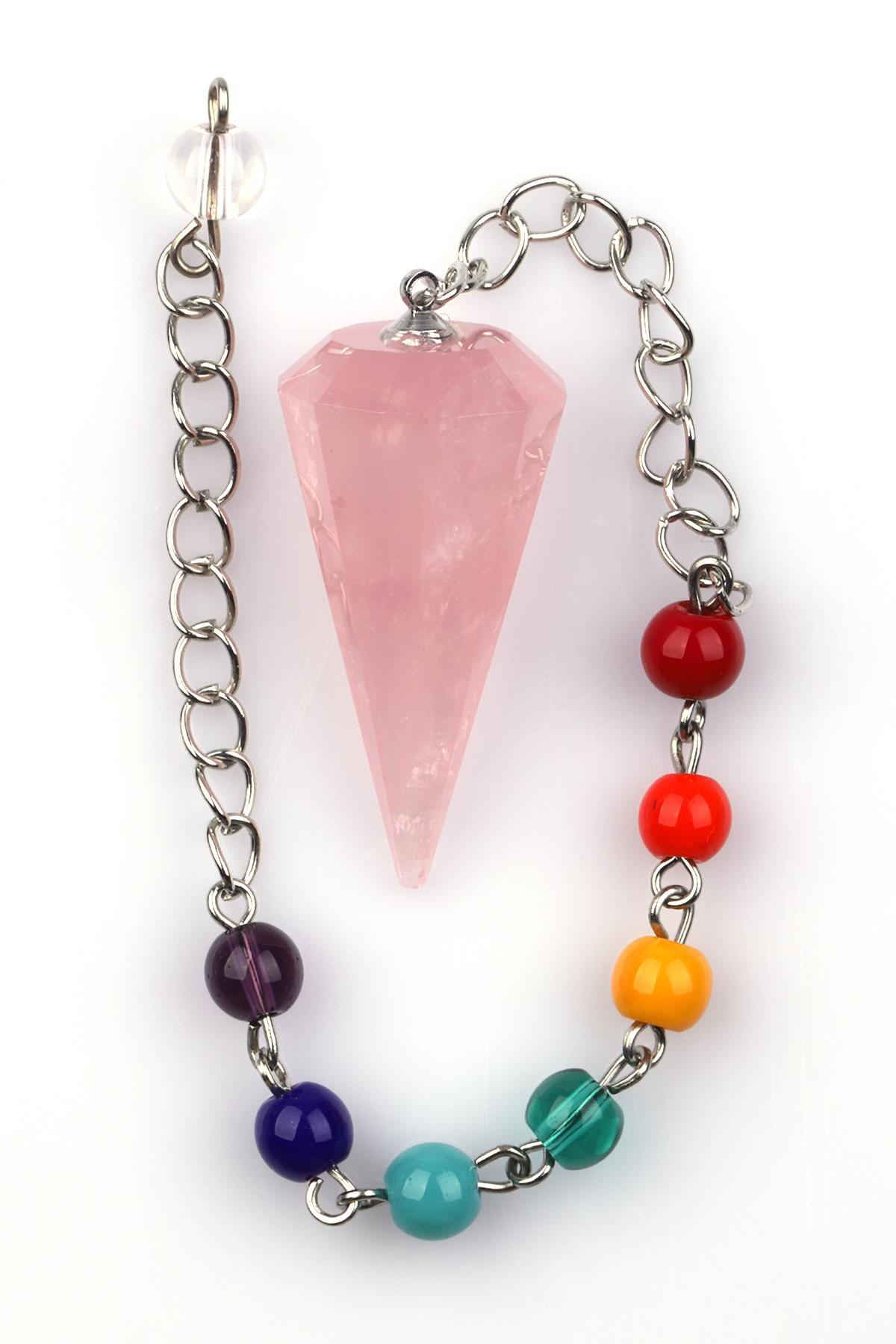 Pembe Kuvars Doğal Taş Pandül