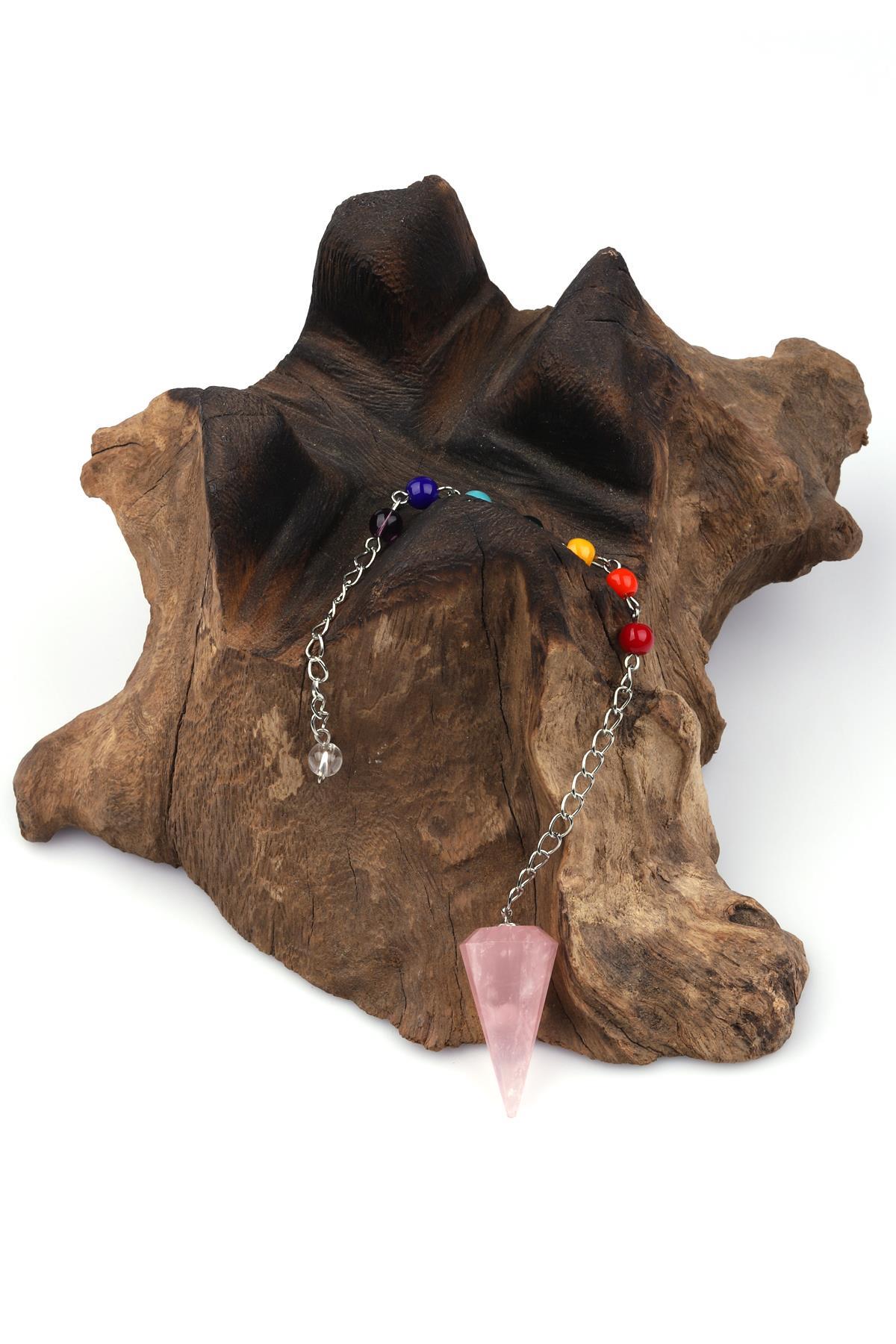 Pembe Kuvars Doğal Taş Pandül