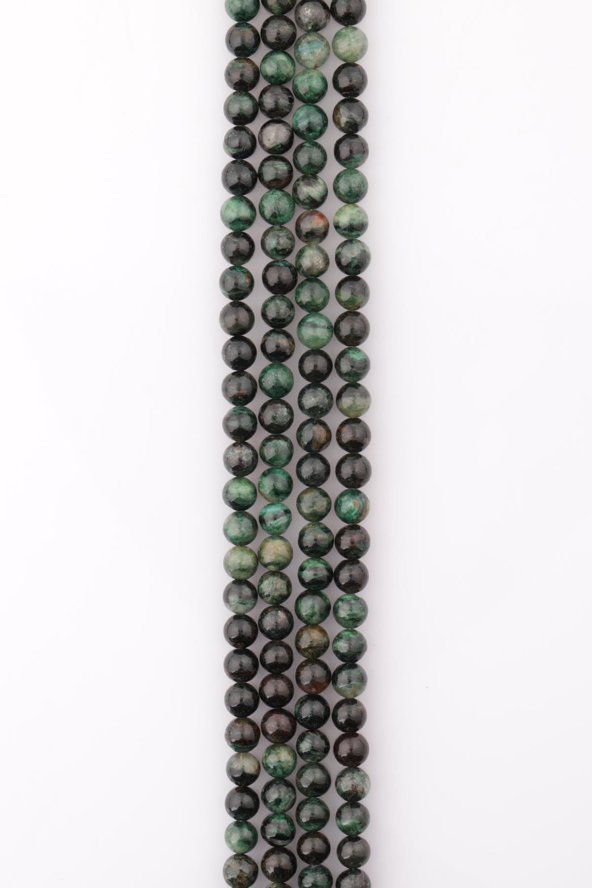 Phlogopite Doğal Taş Dizi 8 mm Küre Kesim