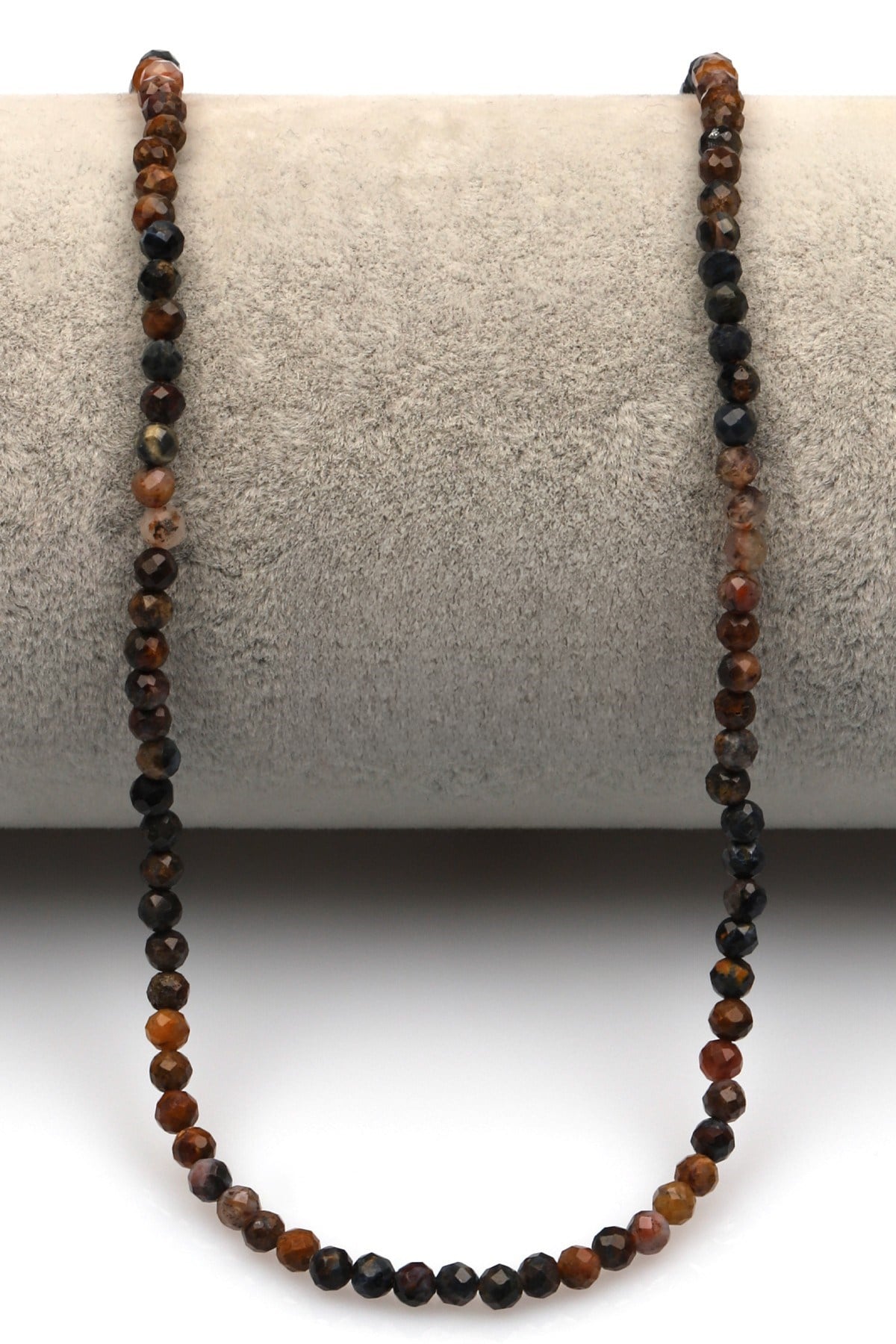 Pietersite Doğal Taş Dizi 3 mm Fasetli Küre Kesim - DZ-1316