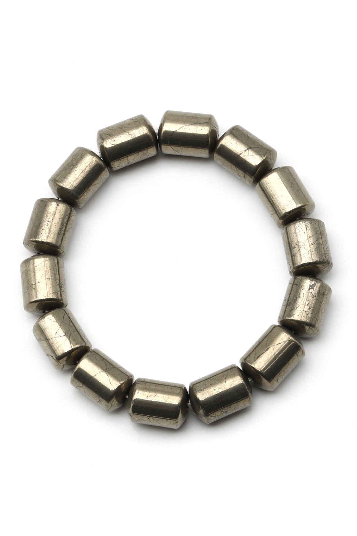 Pirit Doğal Taş Bileklik 10 x 14 mm Özel Kesim - BLK-2437