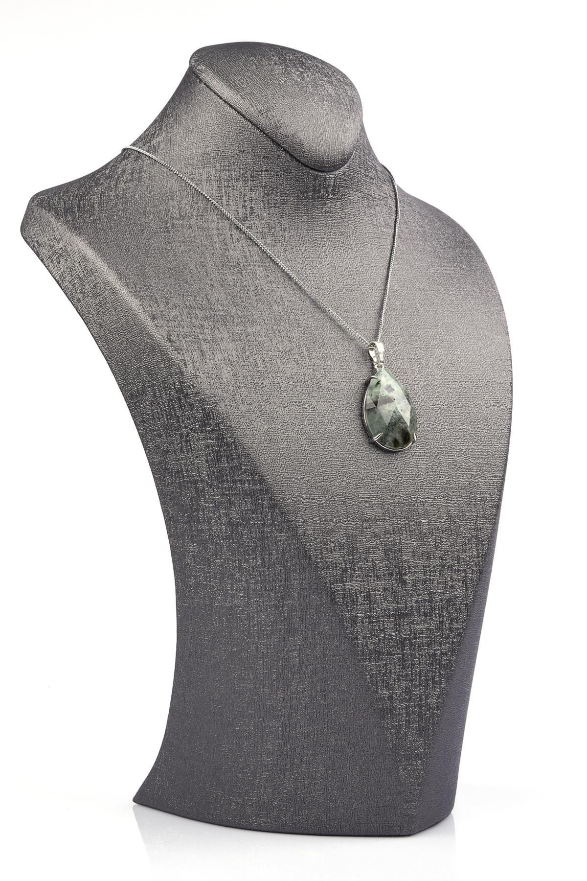 Prehnite Doğal Taş Kolye