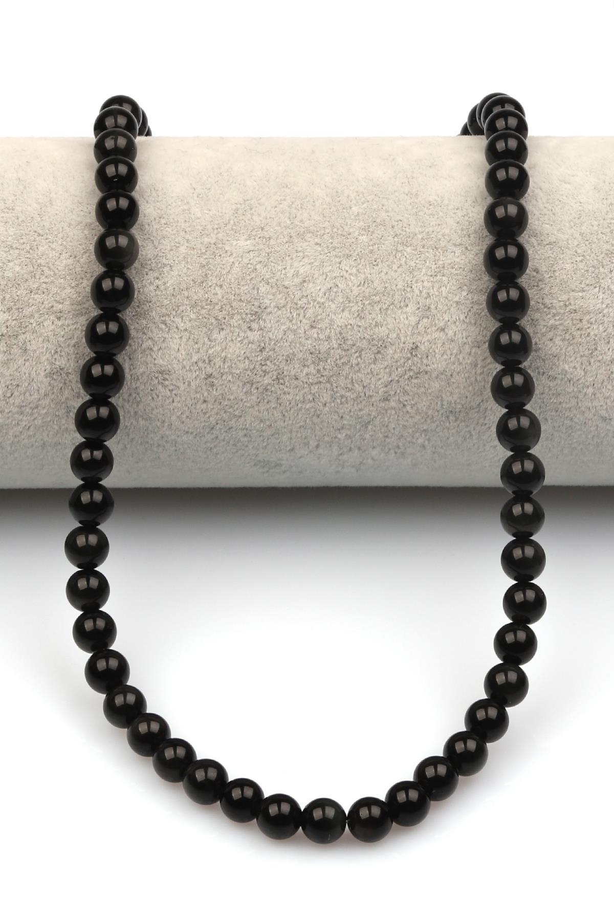 Rainbow Obsidyen (A Kalite) Doğaltaş Dizi 6 mm Küre Kesim