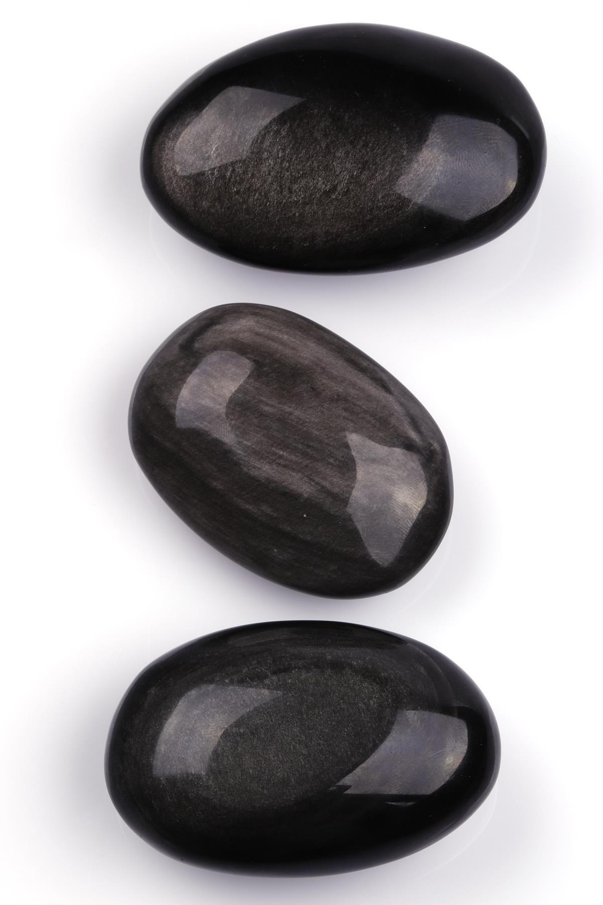 Rainbow Obsidyen Doğal Taş Oval Parça