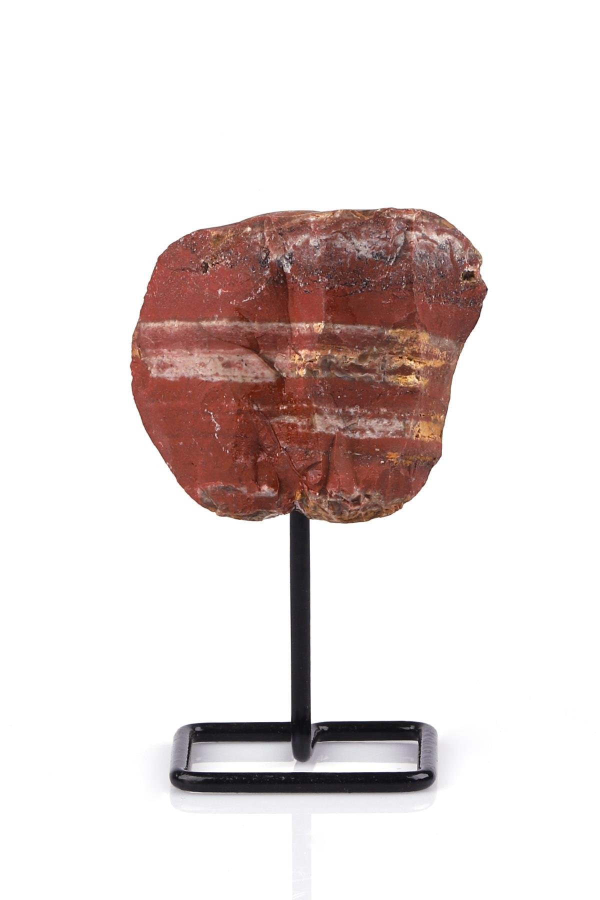 Red Jasper Doğal Taş Standlı Parça