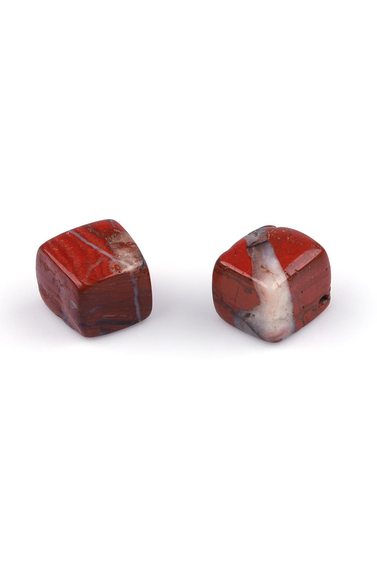 Red Jasper Doğal Taş Tamburlanmış Parça - Tımbıl