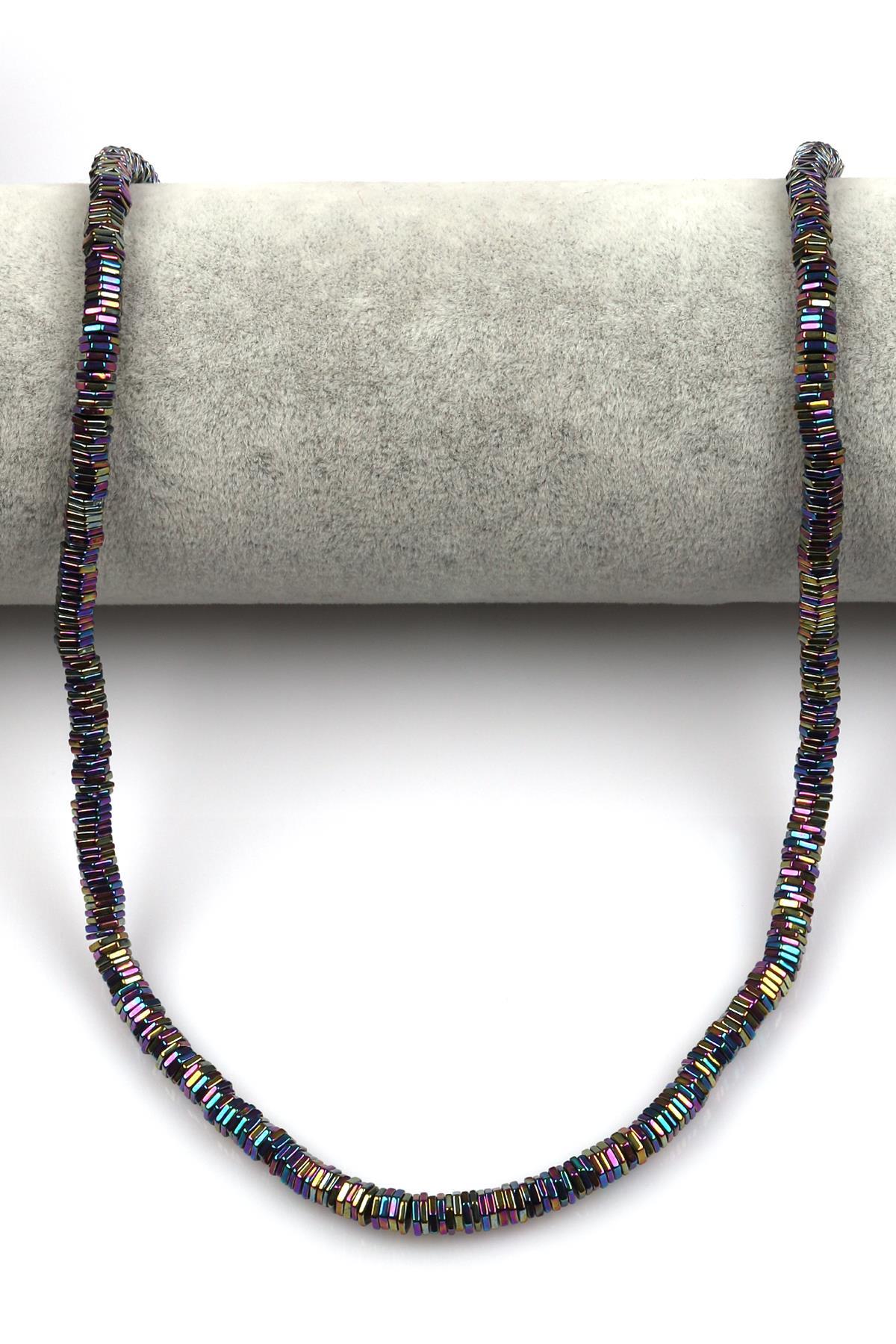 Renkli Hematit Dizi 1 x 4 mm Civata Kesim