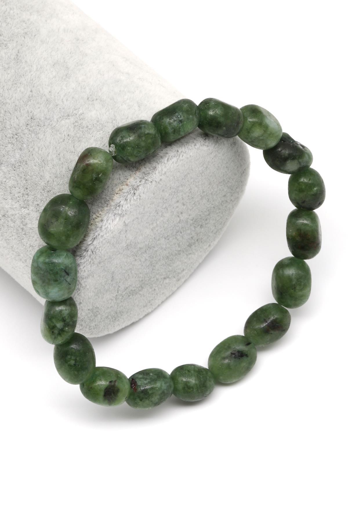 Renkli Kuvars Doğal Taş Bileklik 7 x 11 Şekilsiz Kesim