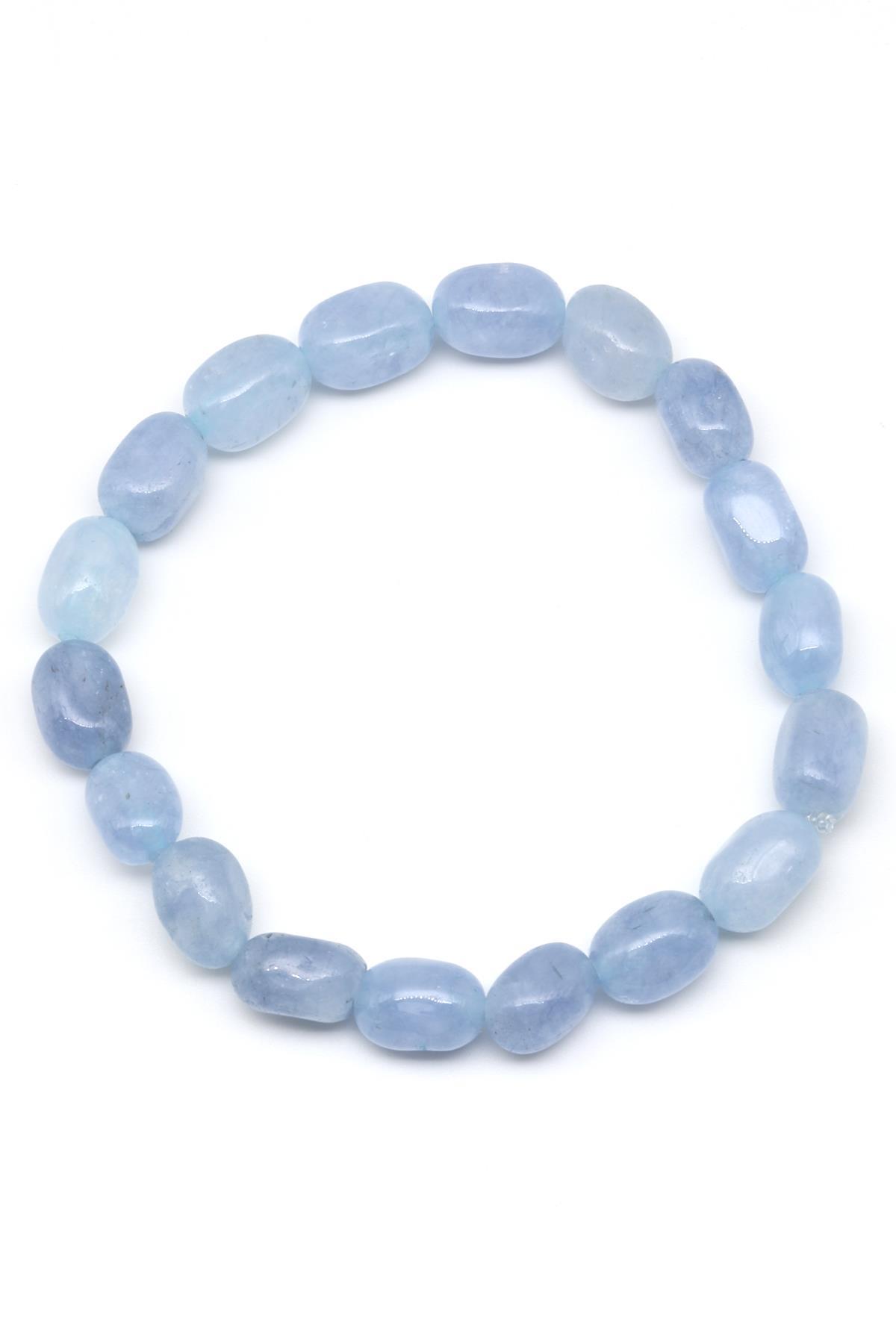 Renkli Kuvars Doğal Taş Bileklik 7 x 11 Şekilsiz Kesim