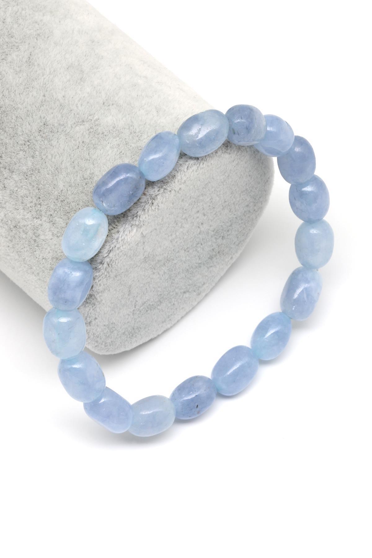 Renkli Kuvars Doğal Taş Bileklik 7 x 11 Şekilsiz Kesim