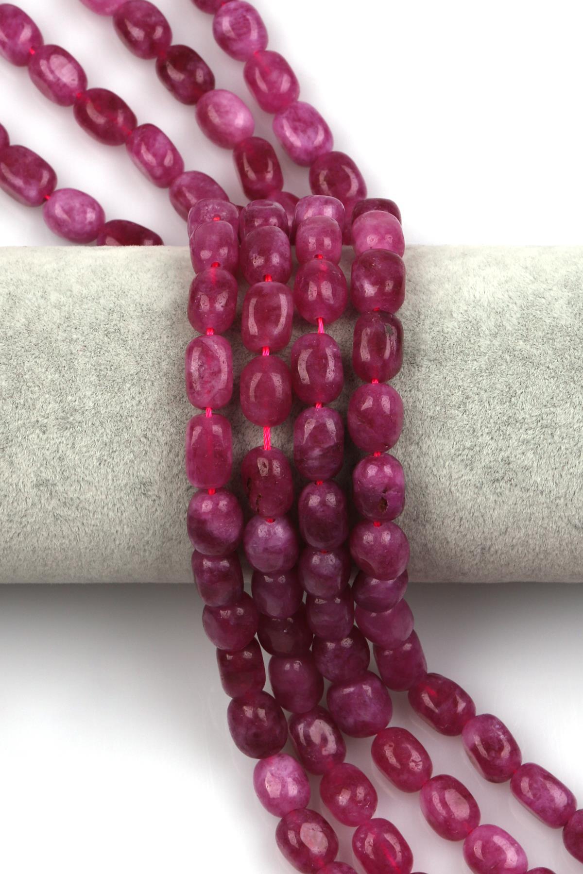 Renkli Kuvars Doğal Taş Dizi 7 x 11 mm Şekilsiz Kesim