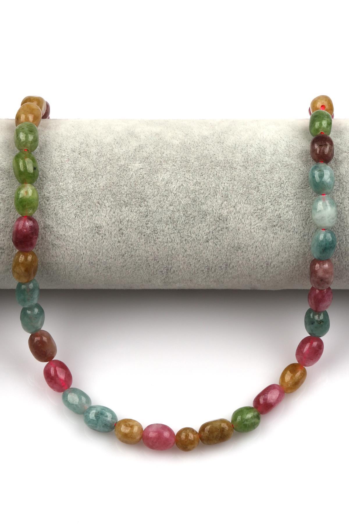 Renkli Kuvars Doğal Taş Dizi 7 x 11 mm Şekilsiz Kesim