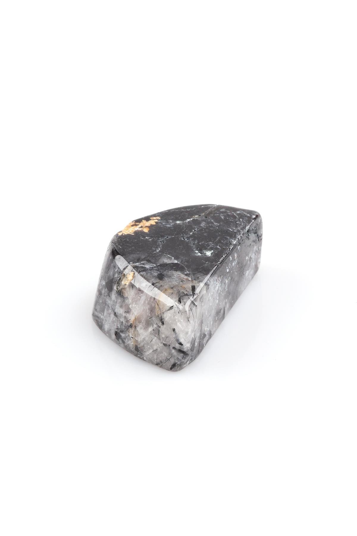 Rutil Kuvars Doğal Taş İçi Oyuk Parça